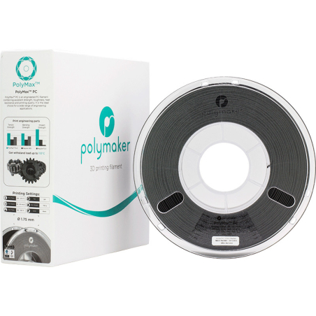 PolyMax PC Noir - 1.75mm - 750 g PolyMax PC Noir - 1.75mm - 750 g