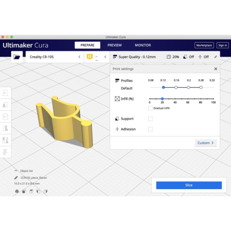 Cura - Logiciel en téléchargement gratuit Cura - Logiciel en téléchargement gratuit