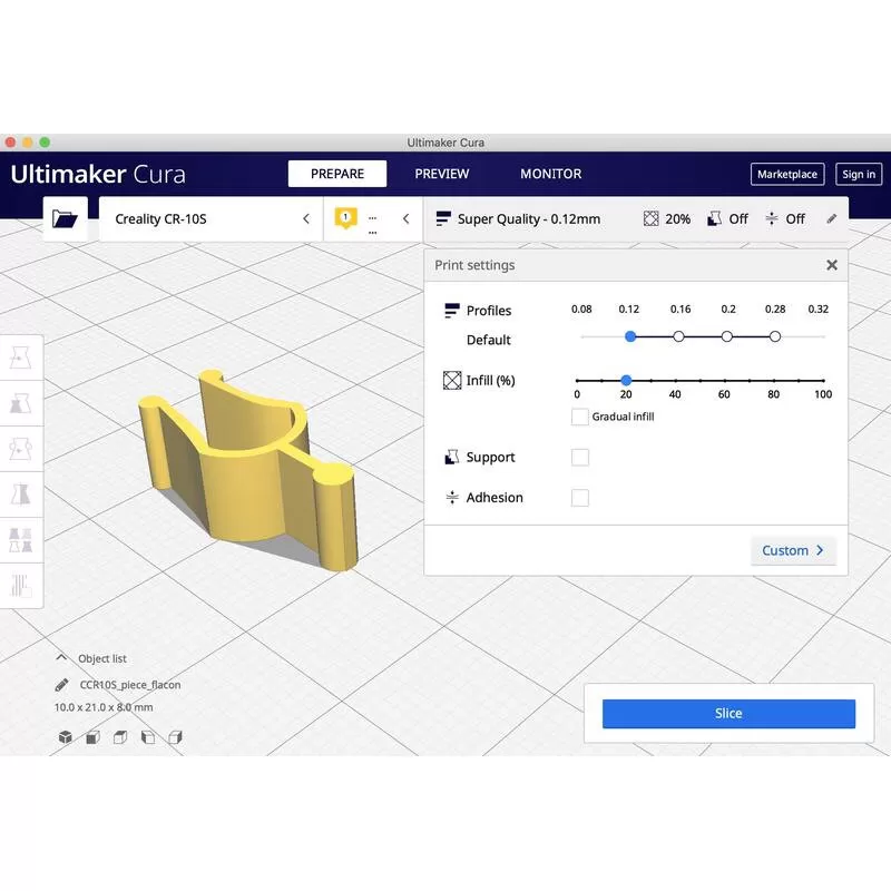 Cura - Logiciel en téléchargement gratuit Cura - Logiciel en téléchargement gratuit