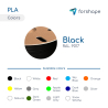 Pack PLA Noir X 12 bobines Forshape - 2.85mm - 750g Pack PLA Noir X 12 bobines Forshape - 2.85mm - 750g