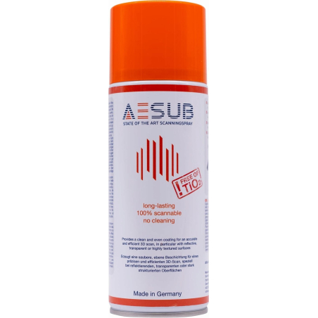 AESUB Orange - Spray temporaire 12 heures pour scanner 3D AESUB Orange - Spray temporaire 12 heures pour scanner 3D