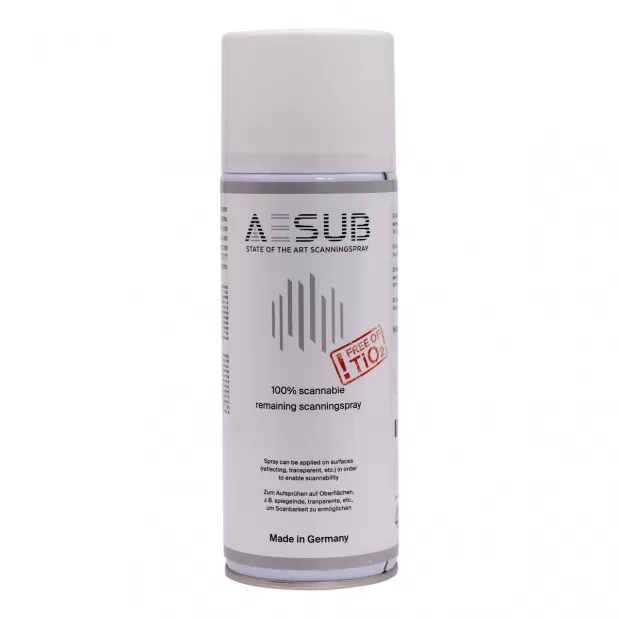 AESUB White - Spray permanent pour scanner 3D