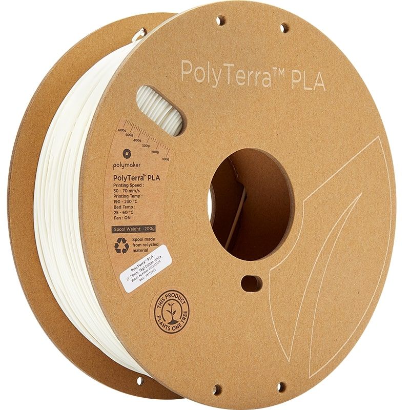 Elegoo PLA Blanc - 1.75mm - 1 kg - Polyfab3D