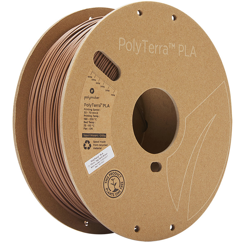 PolyTerra PLA Brun Terre (Earth Brown) - 1.75mm - 1 kg