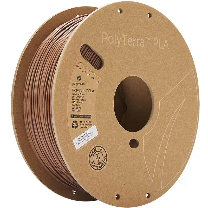 PolyTerra PLA Brun Terre (Earth Brown) - 1.75mm - 1 kg PolyTerra PLA Brun Terre (Earth Brown) - 1.75mm - 1 kg