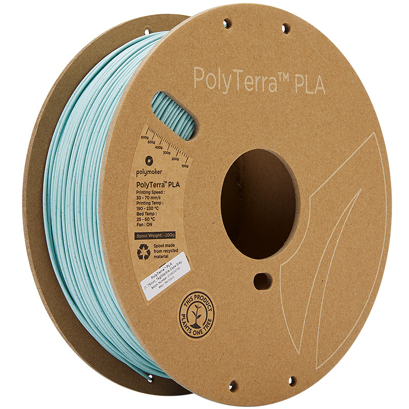 PolyTerra PLA Gris Ardoise Marbré (Marble Slate Grey) - 1.75mm - 1 kg