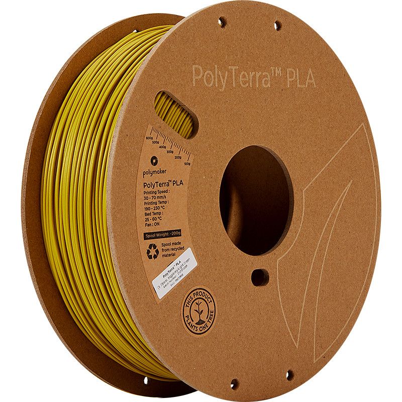 PolyTerra PLA Vert Clair Armée (Army Ligh Green) - 1.75mm - 1 kg