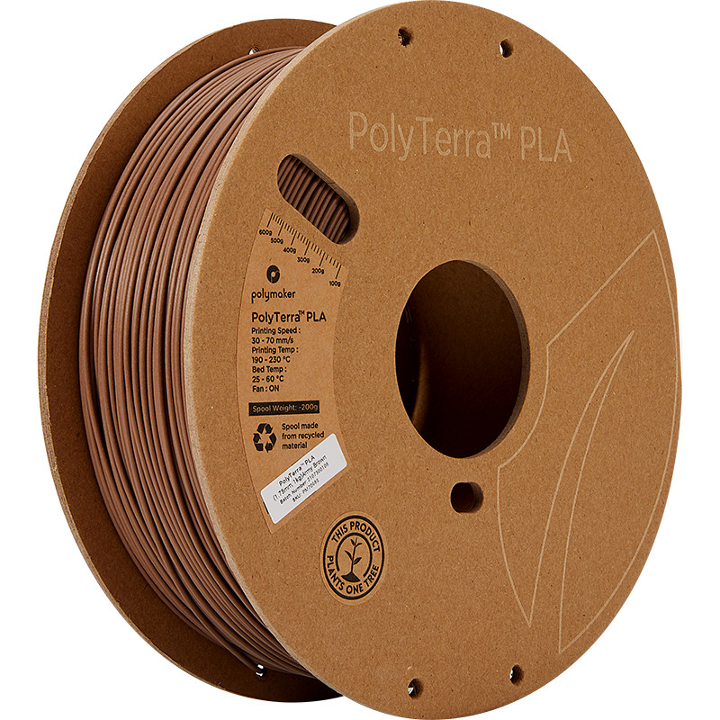 PolyTerra PLA Marron Armée (Army Brown) - 1.75mm - 1 kg PolyTerra PLA Marron Armée (Army Brown) - 1.75mm - 1 kg
