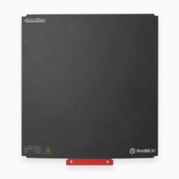Plateau avec poignée et surface d'impression Buildtak Raise3D séries Pro3, Pro3 HS