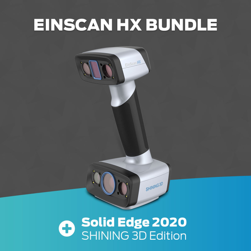 Einscan HX avec Solid Edge 2020 Shining 3D Edition