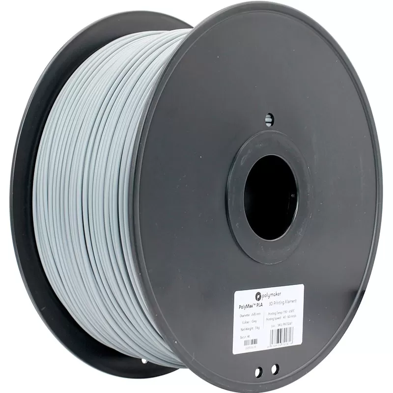 PolyMax Tough PLA Gris - 2.85mm - 3 kg PolyMax Tough PLA Gris - 2.85mm - 3 kg