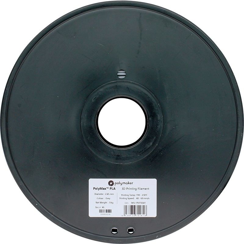 PolyMax Tough PLA Gris - 2.85mm - 3 kg - face