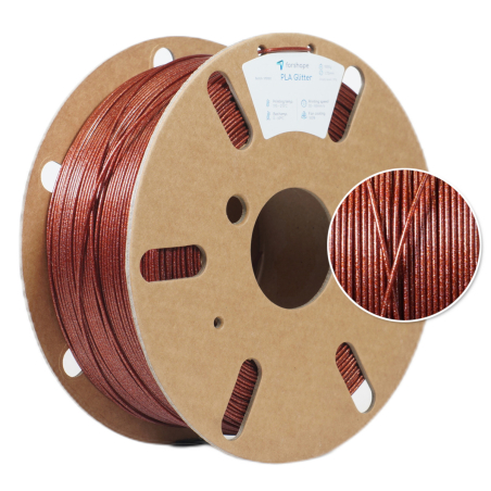 PLA Glitter Rouge Forshape Premium - 1.75mm - 1Kg PLA Glitter Rouge Forshape Premium - 1.75mm - 1Kg