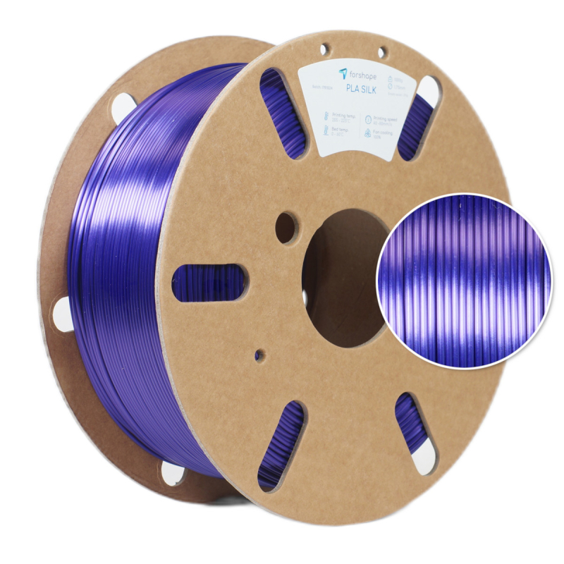 PLA Silk Violet Forshape - 1.75mm - 1Kg