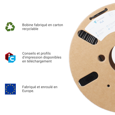 PETG-CF Carbone Forshape Industrial – 2.85mm – 500g PETG-CF Carbone Forshape Industrial – 2.85mm – 500g