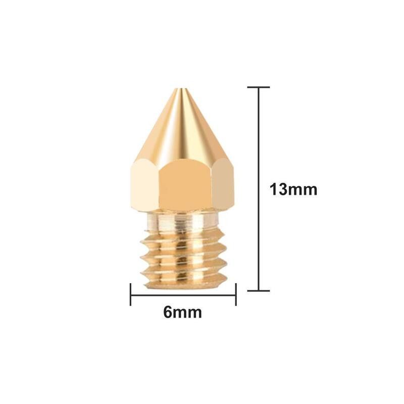 Buse Imprimante 3D MK8 Buse 0.2mm, 0.3mm, 0.4mm, 0.5mm, 0.6mm, 0.8mm, 1 mm  Buse pour imprimante 3D Makerbot Creality CR-10 ANET A8 CR-10 Ender 3