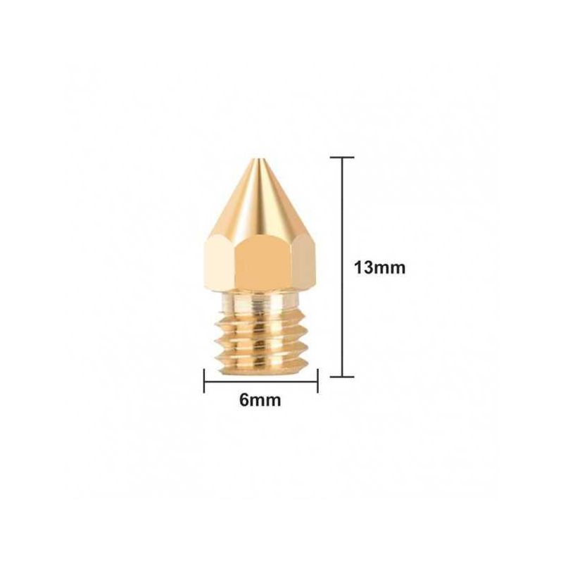 Lot de 12 Buses Laiton MK8 Forshape 0.4mm