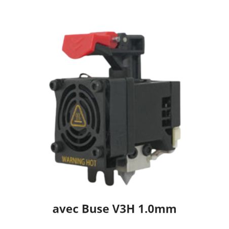 Hotend interchangeable pour Raise3D Pro3 et Pro3 Plus avec buse V3H 1.0mm