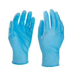 Gants de Protection Nitrile Bleu - x100 Taille M