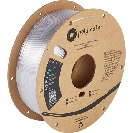 PolyLite PETG Transparent - 1.75mm - 1kg