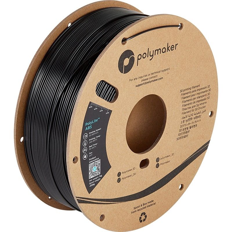 Filament ABS UP constructeur - Noir Ø 1,75 mm 0,5kg