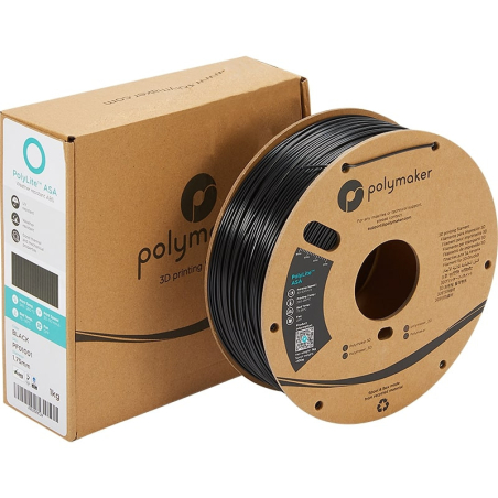 PolyLite ASA Noir - 1.75mm - 1 kg - packaging
