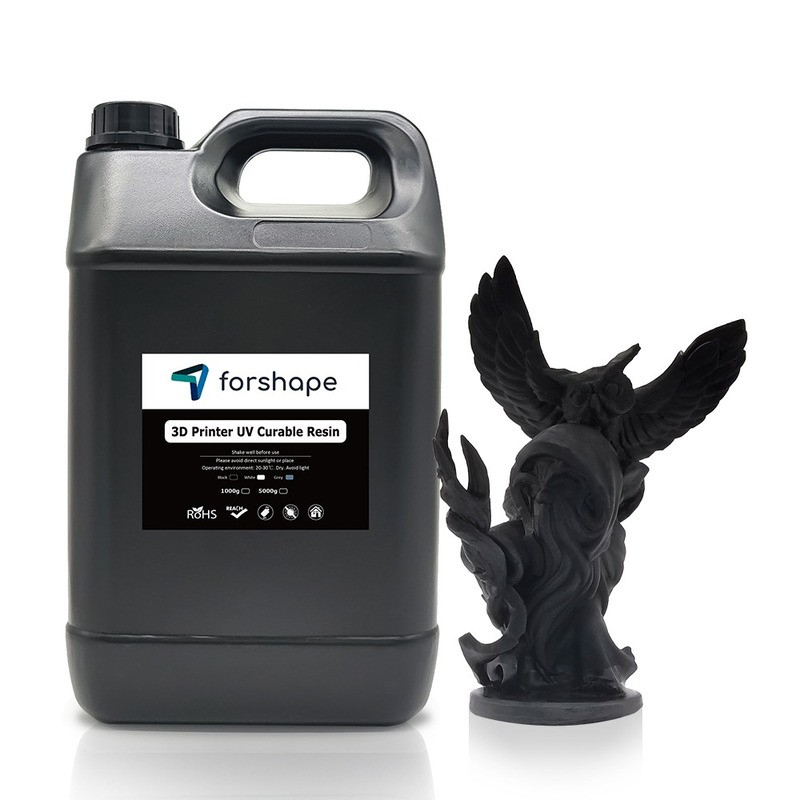 Résine Premium Noire Forshape - 5000 ml Résine Premium Noire Forshape - 5000 ml
