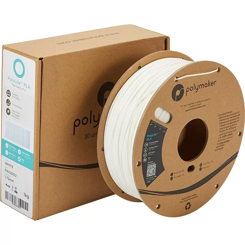 Packaging PolyLite_PLA_Blanc_1.75mm_1kg Packaging PolyLite_PLA_Blanc_1.75mm_1kg