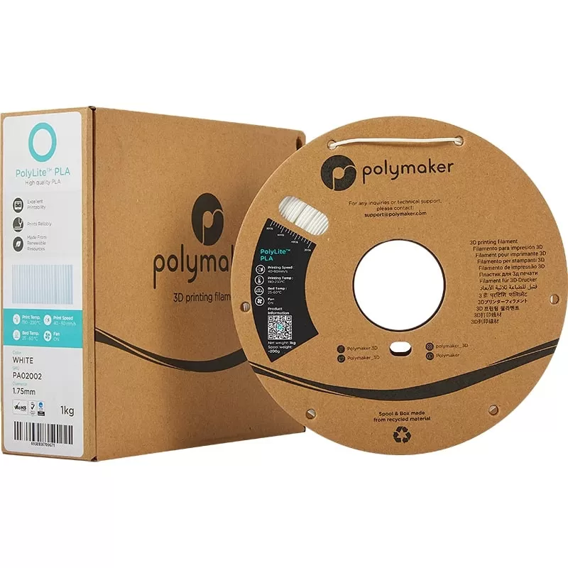 PolyLite_PLA_Blanc_1.75mm_1kg PolyLite_PLA_Blanc_1.75mm_1kg