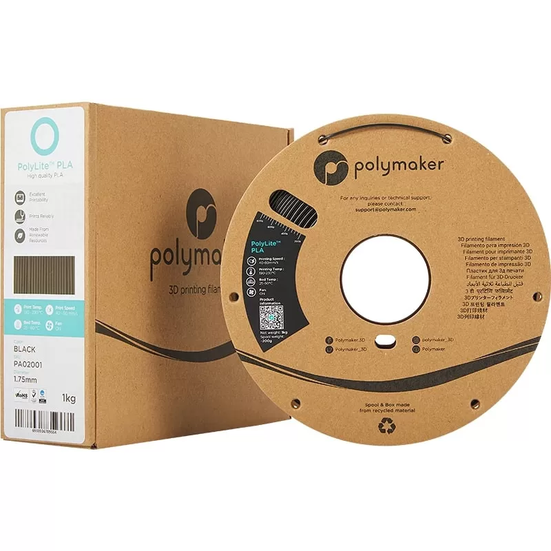 PolyLite PLA Noir - 1.75mm - 1 kg PolyLite PLA Noir - 1.75mm - 1 kg
