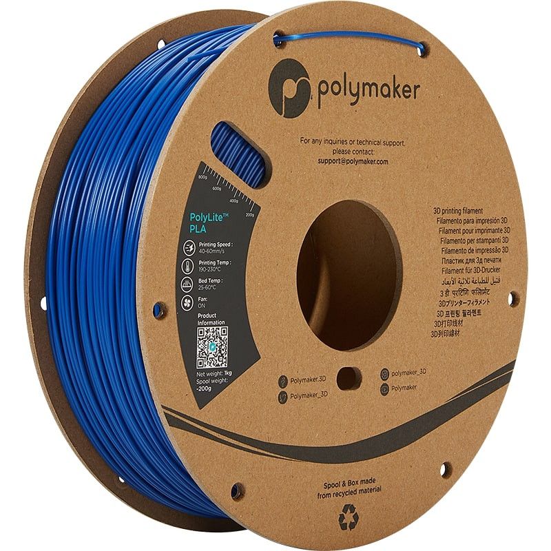 PolyLite PLA Bleu - 1.75mm - 1 kg