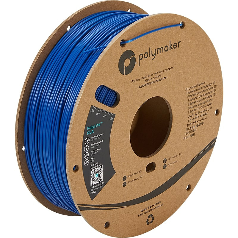 PolyLite PLA Bleu premium - 1.75mm - 1 kg