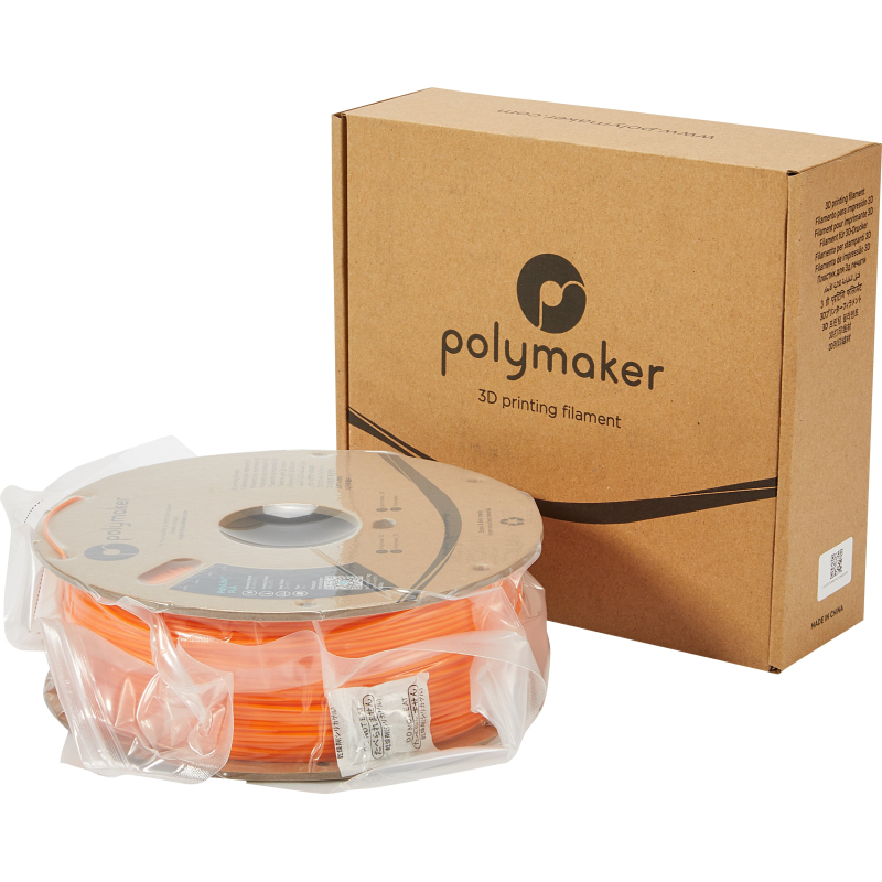 Emballage PolyLite PLA Orange - 1.75mm - 1 kg