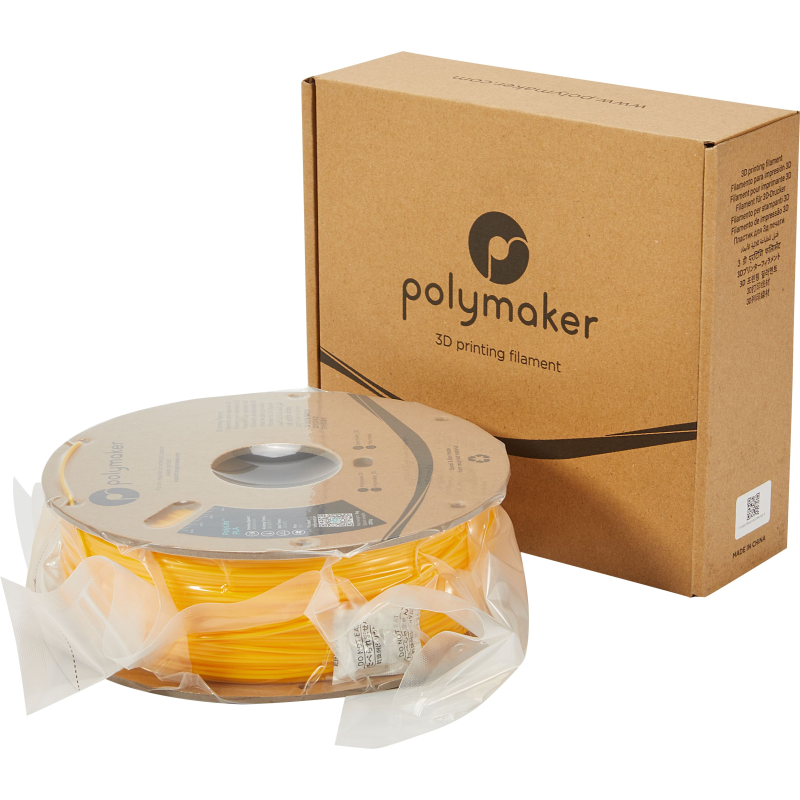 Packaging PolyLite PLA Jaune - 1.75mm - 1 kg
