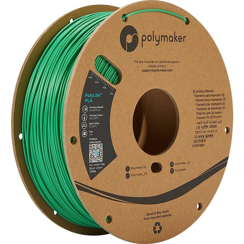 PolyLite PLA Vert - 1.75mm - 1 kg