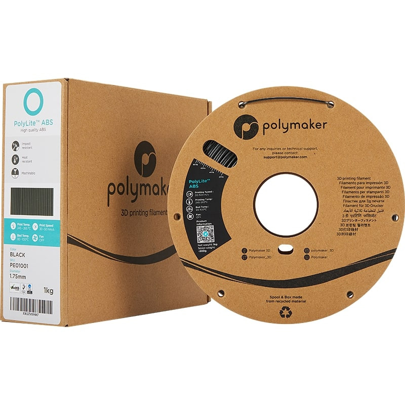 Packaging PolyLite ABS Noir - 2.85mm - 1 kg