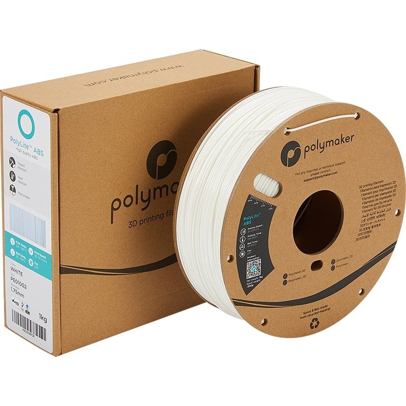 PolyLite ABS Blanc - 1.75mm - 1 kg