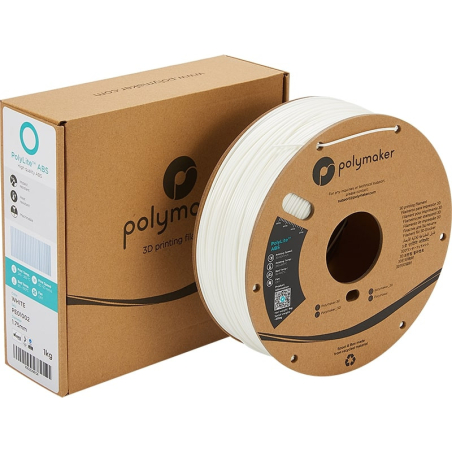 Packaging PolyLite ABS Blanc - 2.85mm - 1 kg