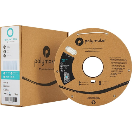 Polymaker ABS Blanc PolyLite - 2.85mm - 1 kg