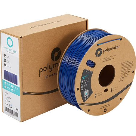 Polymaker PolyLite ABS Bleu - 1.75mm - 1 kg Polymaker PolyLite ABS Bleu - 1.75mm - 1 kg