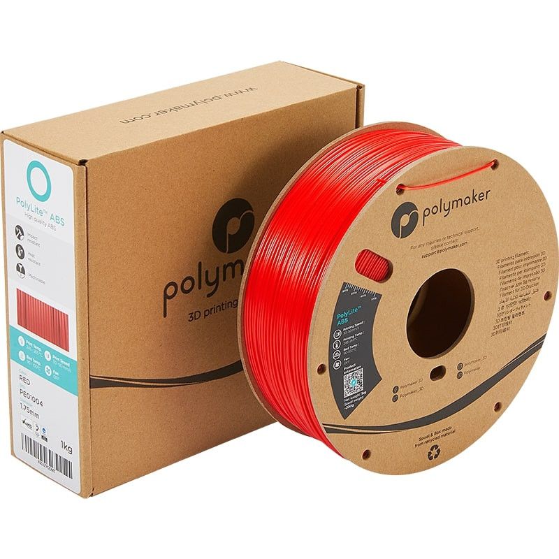 Filament ABS, Diam 1.75mm, 1kg rouge