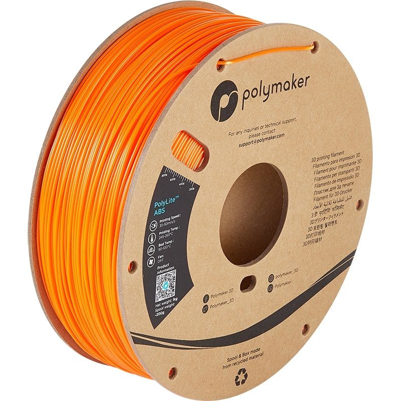 PolyLite ABS Orange - 1.75mm - 1 kg