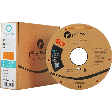 ABS Orange PolyLite Polymaker - 1.75mm - 1 kg