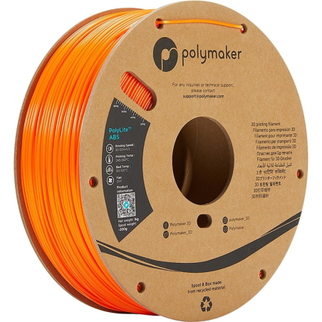 PolyLite ABS Orange - 2.85mm - 1 kg