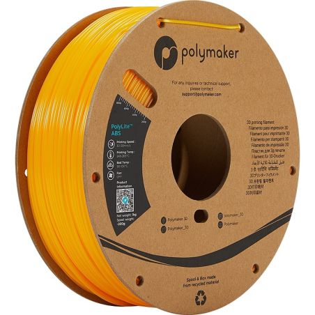 PolyLite ABS Jaune - 2.85mm - 1 kg