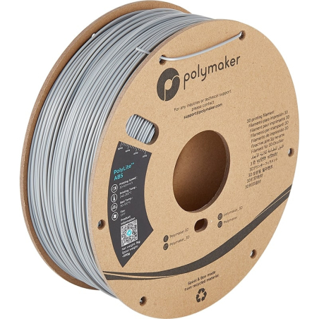 Filament ABS Gris PolyLite - 2.85mm - 1 kg