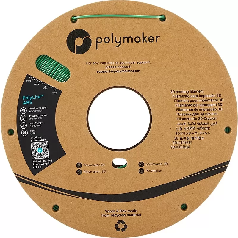 Filament ABS Vert - 1.75mm - 1 kg Filament ABS Vert - 1.75mm - 1 kg
