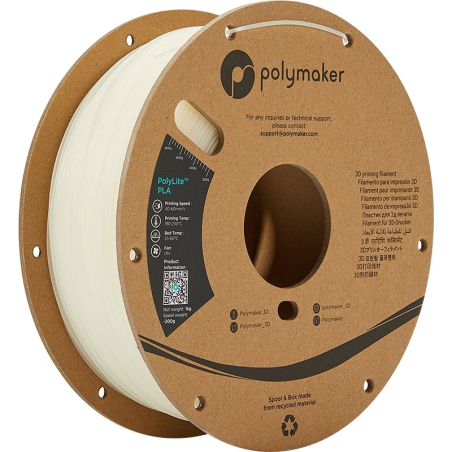 PolyLite PLA Naturel - 2.85mm - 1 kg