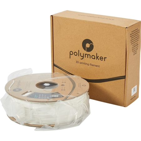 Sous vide PolyLite PLA Blanc Polymaker - 2.85mm - 1 kg