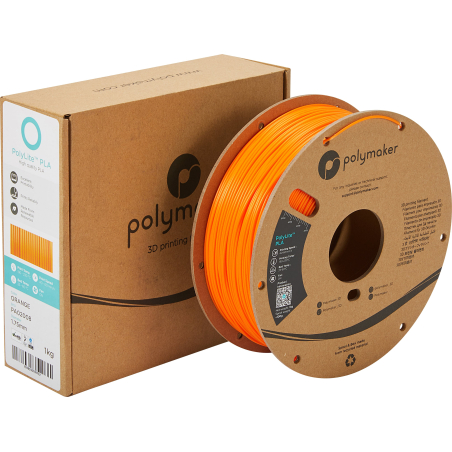 Emballage PolyLite PLA Orange - 2.85mm - 1 kg